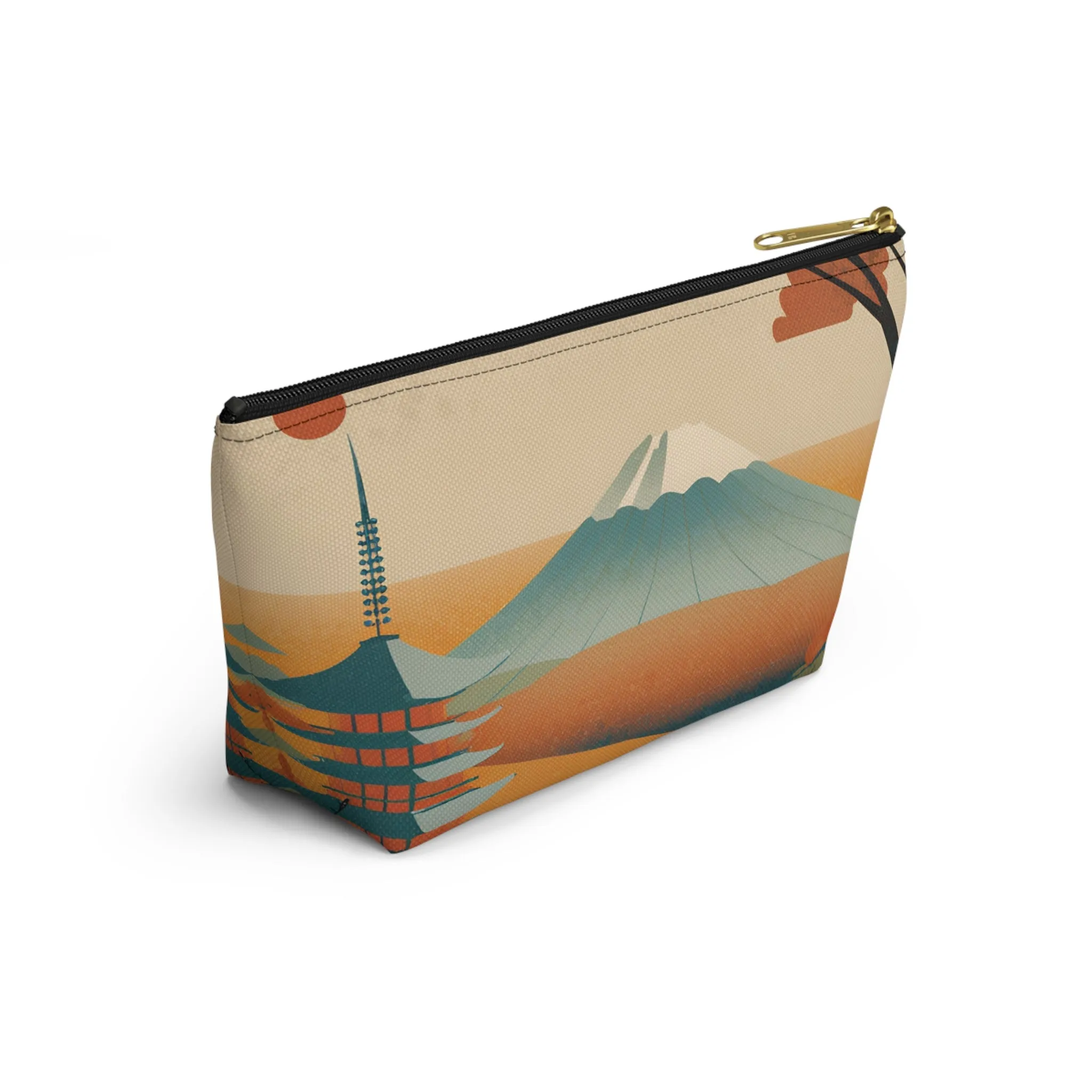 Pagoda by the Lake | Portable Tech Pouch for Gamers & Remote Workers