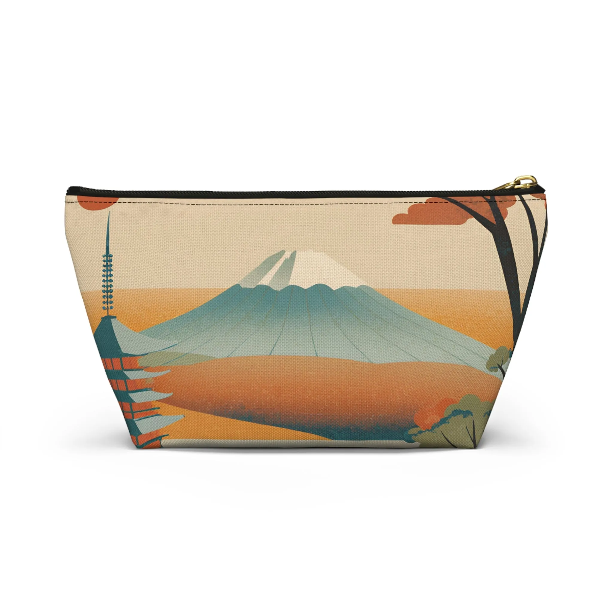 Pagoda by the Lake | Portable Tech Pouch for Gamers & Remote Workers