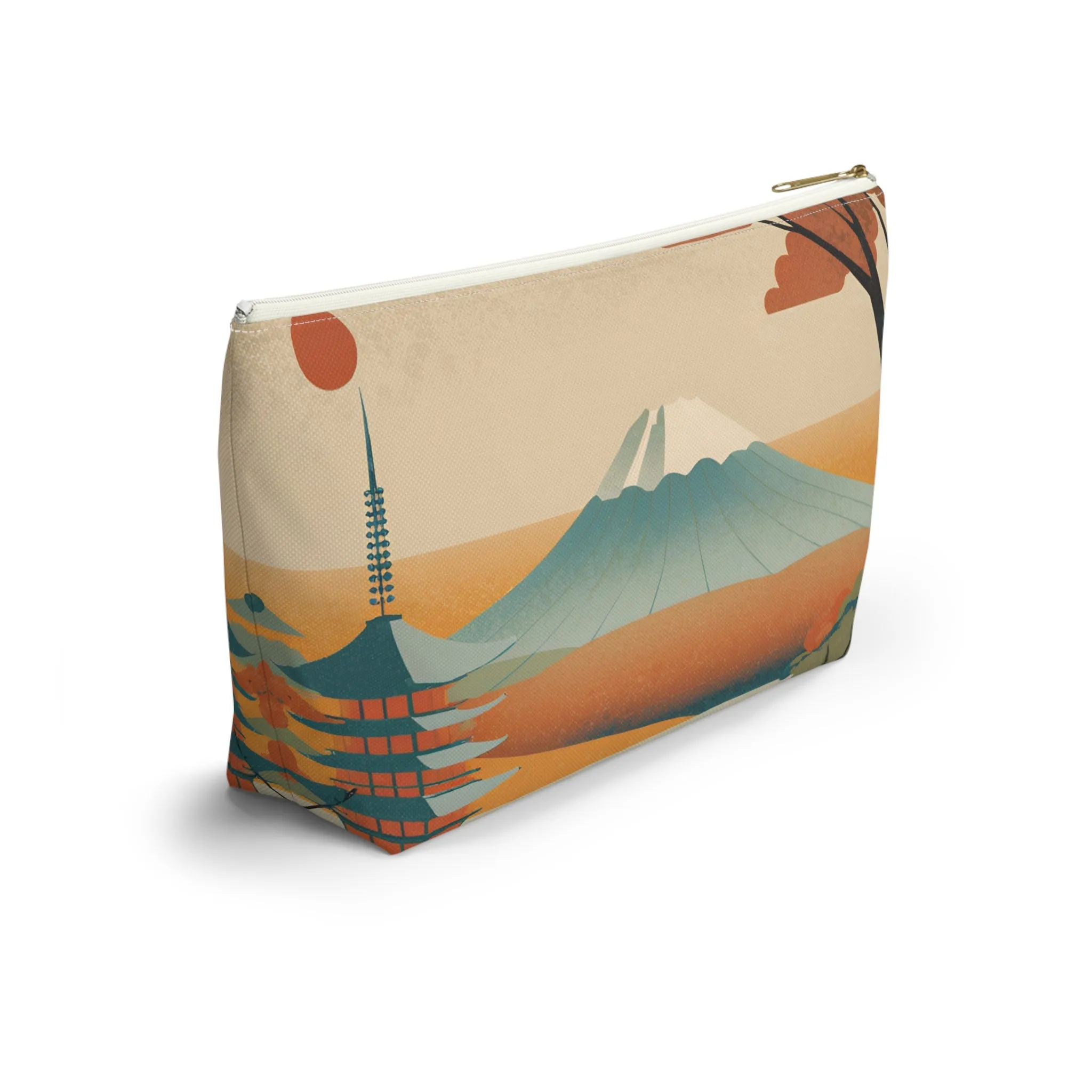 Pagoda by the Lake | Portable Tech Pouch for Gamers & Remote Workers