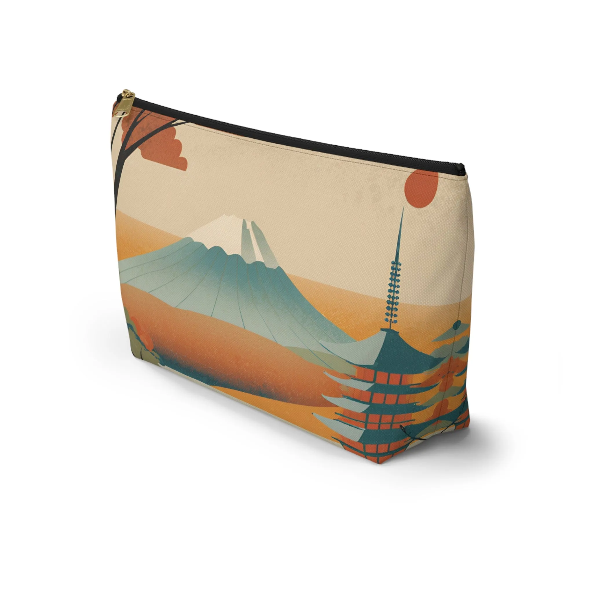 Pagoda by the Lake | Portable Tech Pouch for Gamers & Remote Workers
