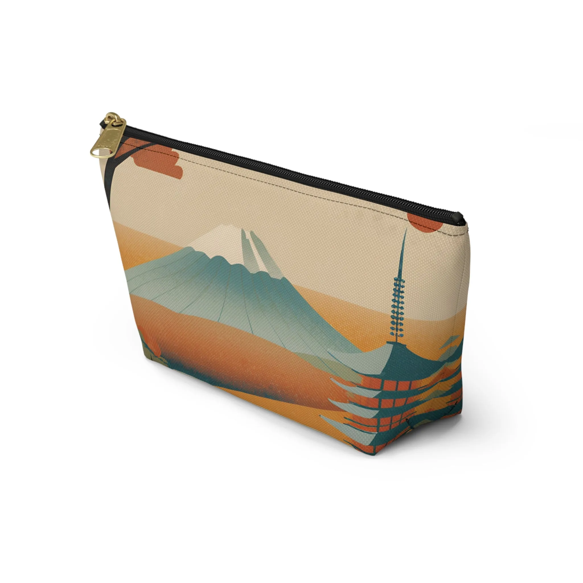 Pagoda by the Lake | Portable Tech Pouch for Gamers & Remote Workers