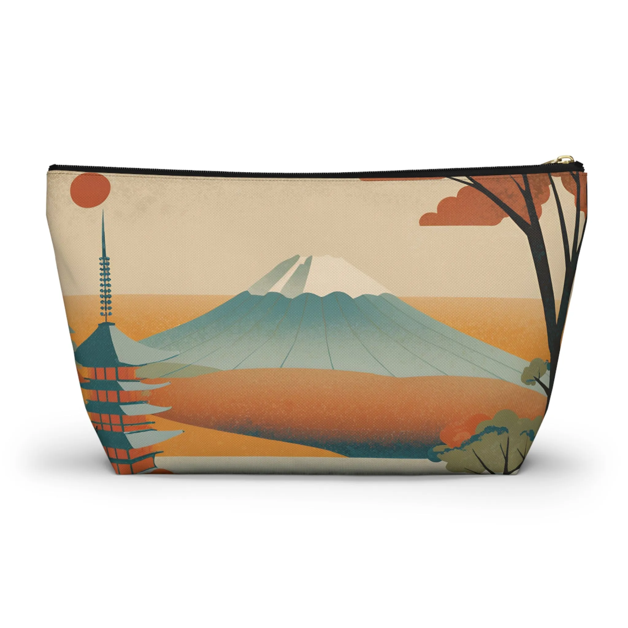 Pagoda by the Lake | Portable Tech Pouch for Gamers & Remote Workers