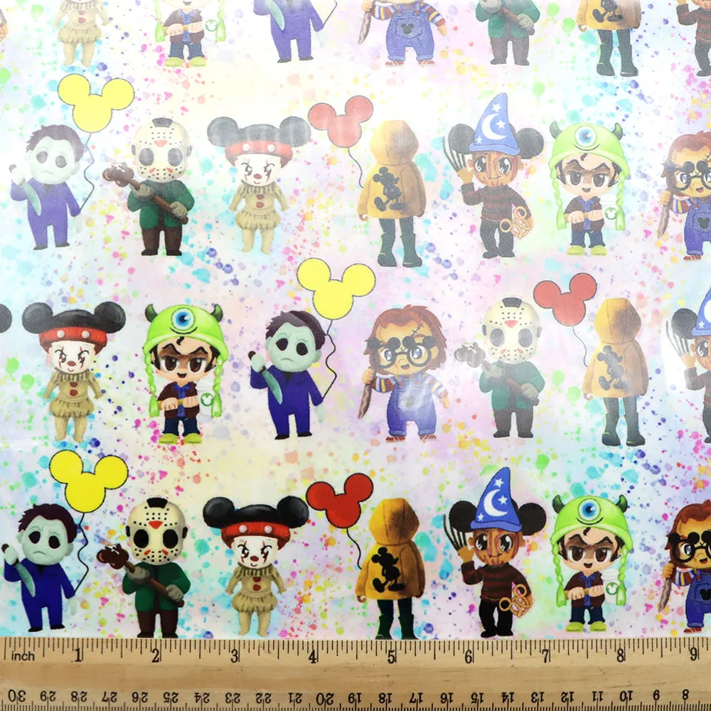 paint splatter printed fabric
