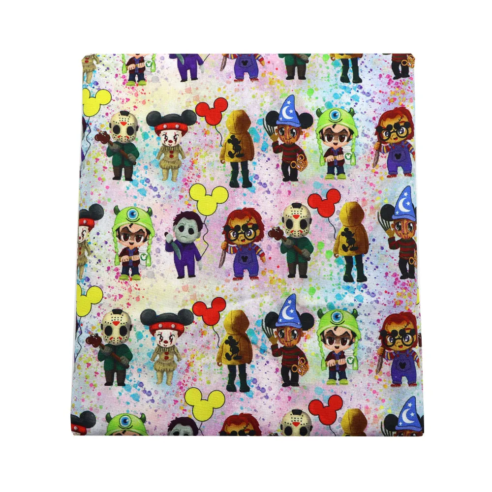 paint splatter printed fabric