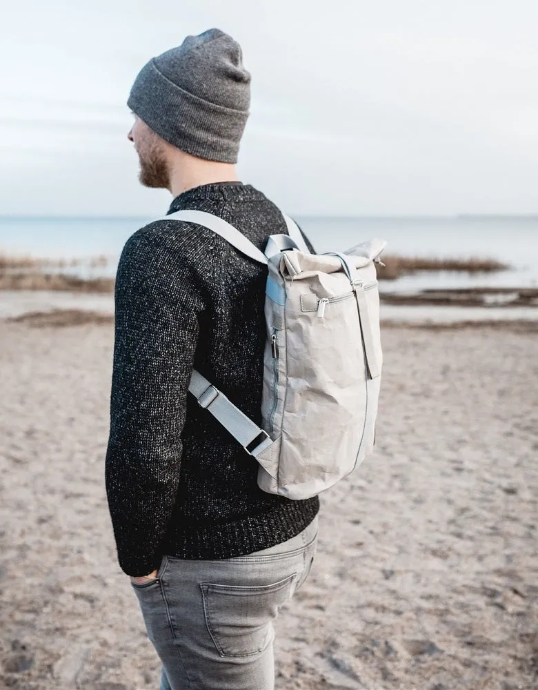 PAPERO Rucksack aus Papier COUGAR MINI 13L waschbar, reißfest, wasserfest, vegan, nachhaltig