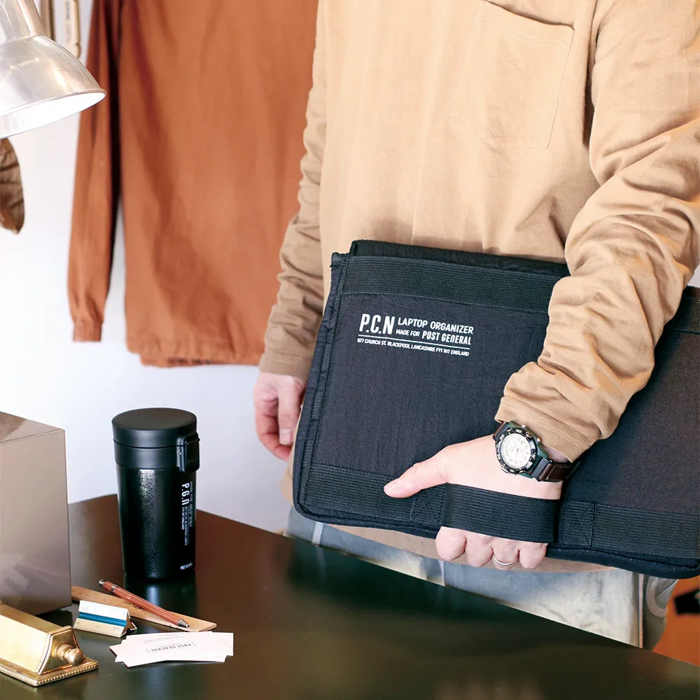 Parachute Nylon Laptop Organiser Black