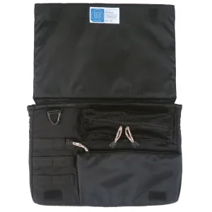 Parachute Nylon Laptop Organiser Black