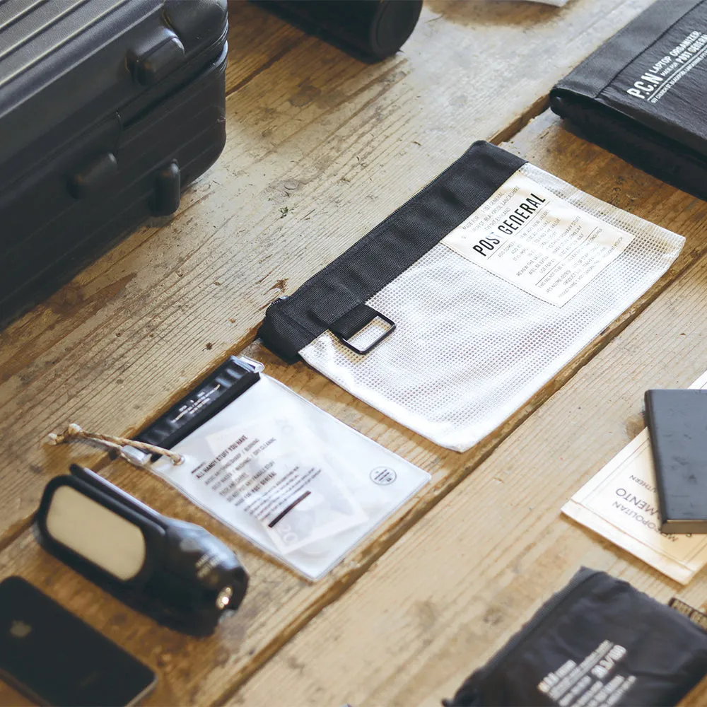 Parachute Nylon Laptop Organiser Black