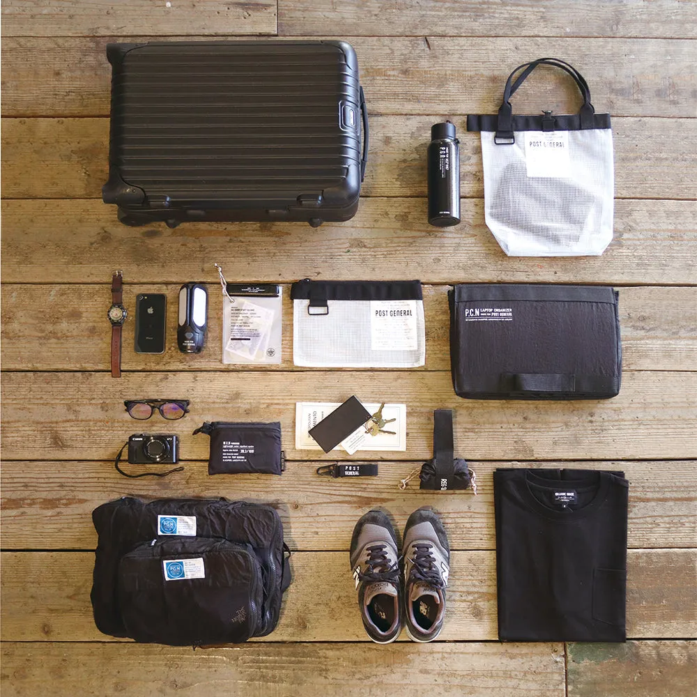 Parachute Nylon Laptop Organiser Black
