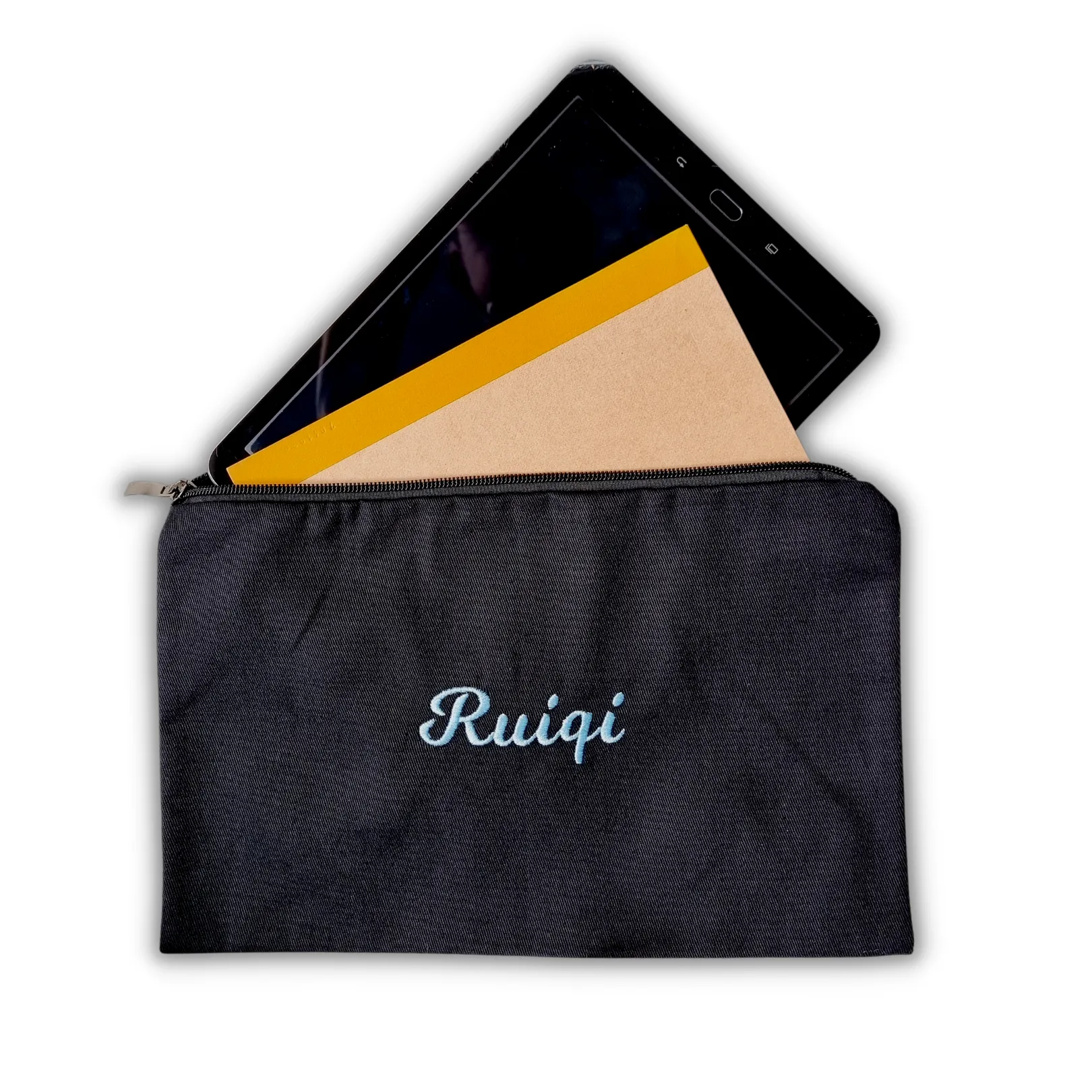 [PARTY PACK] Canvas Zip Pouch - BLACK