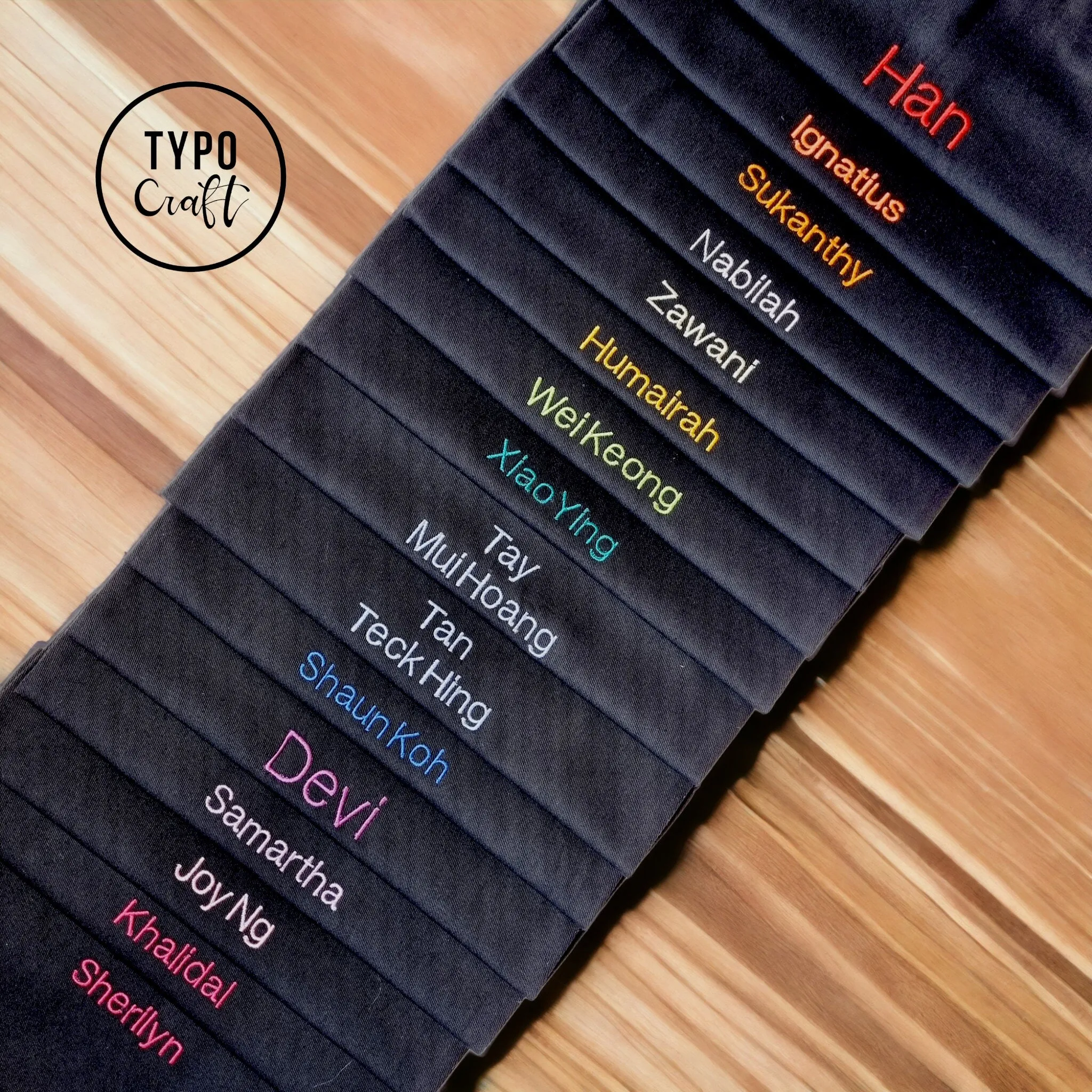 [PARTY PACK] Canvas Zip Pouch - BLACK