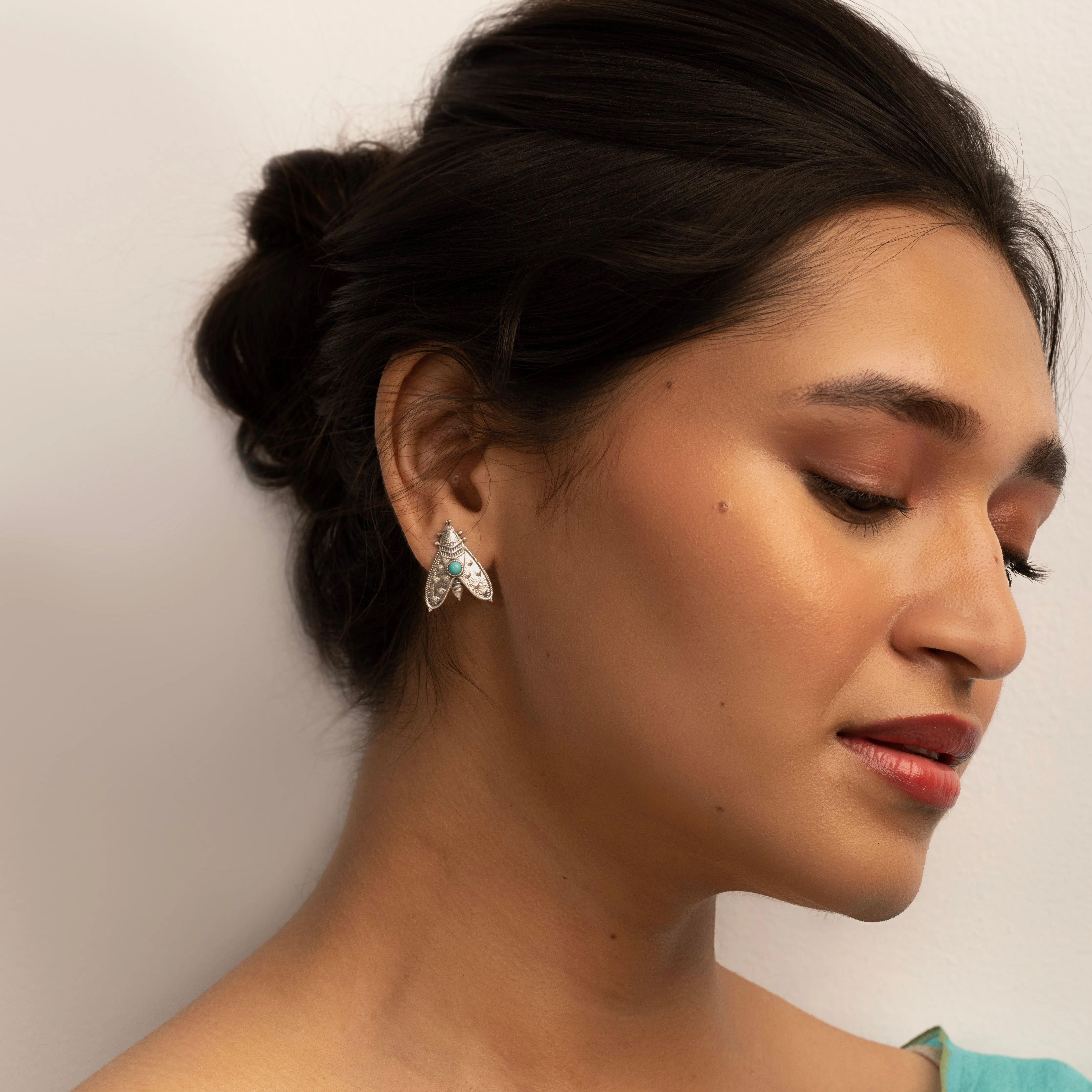 Patanga Silver Earring (Small) By Moha