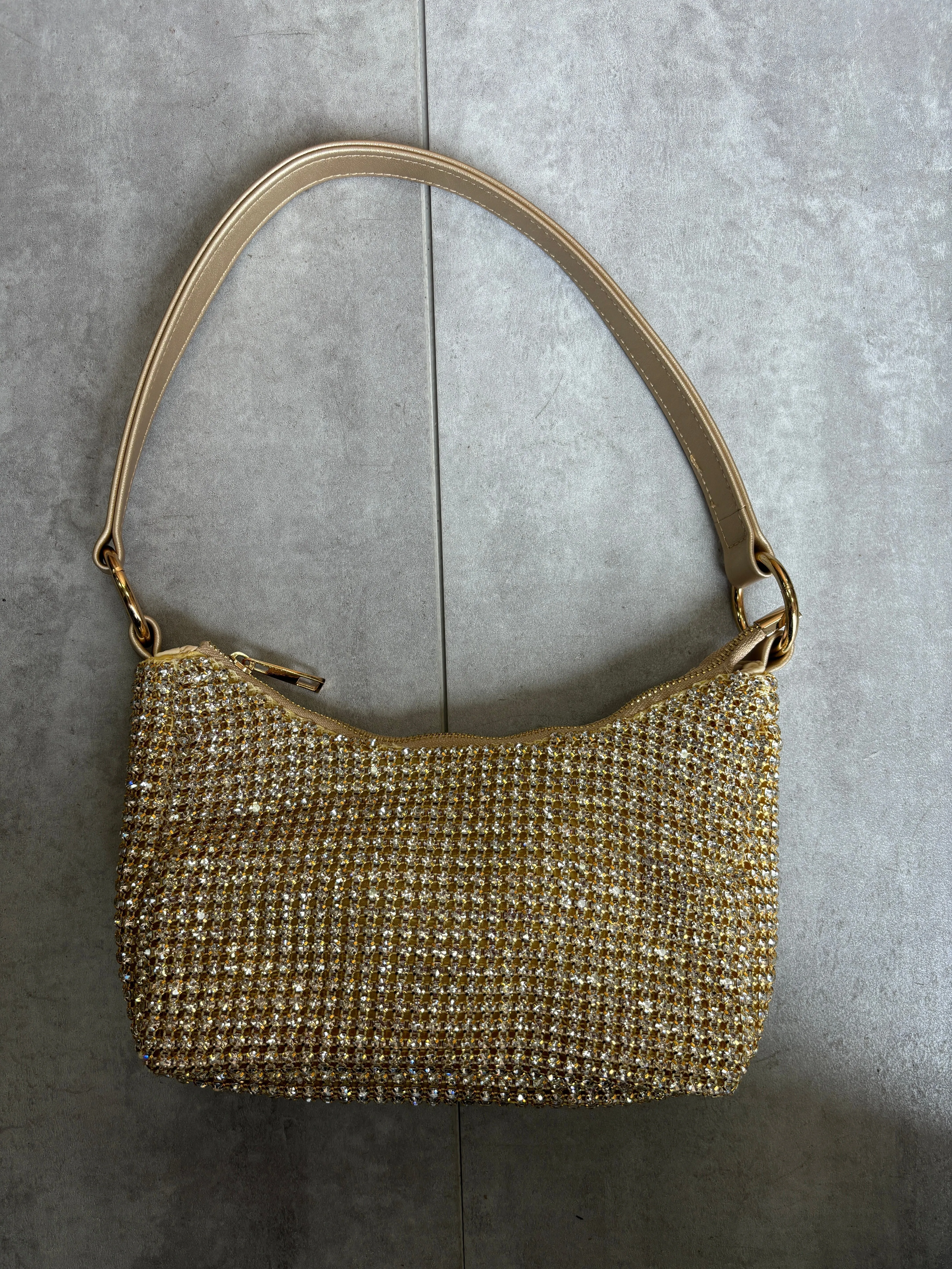 Pelle Shoulder Bag in Gold