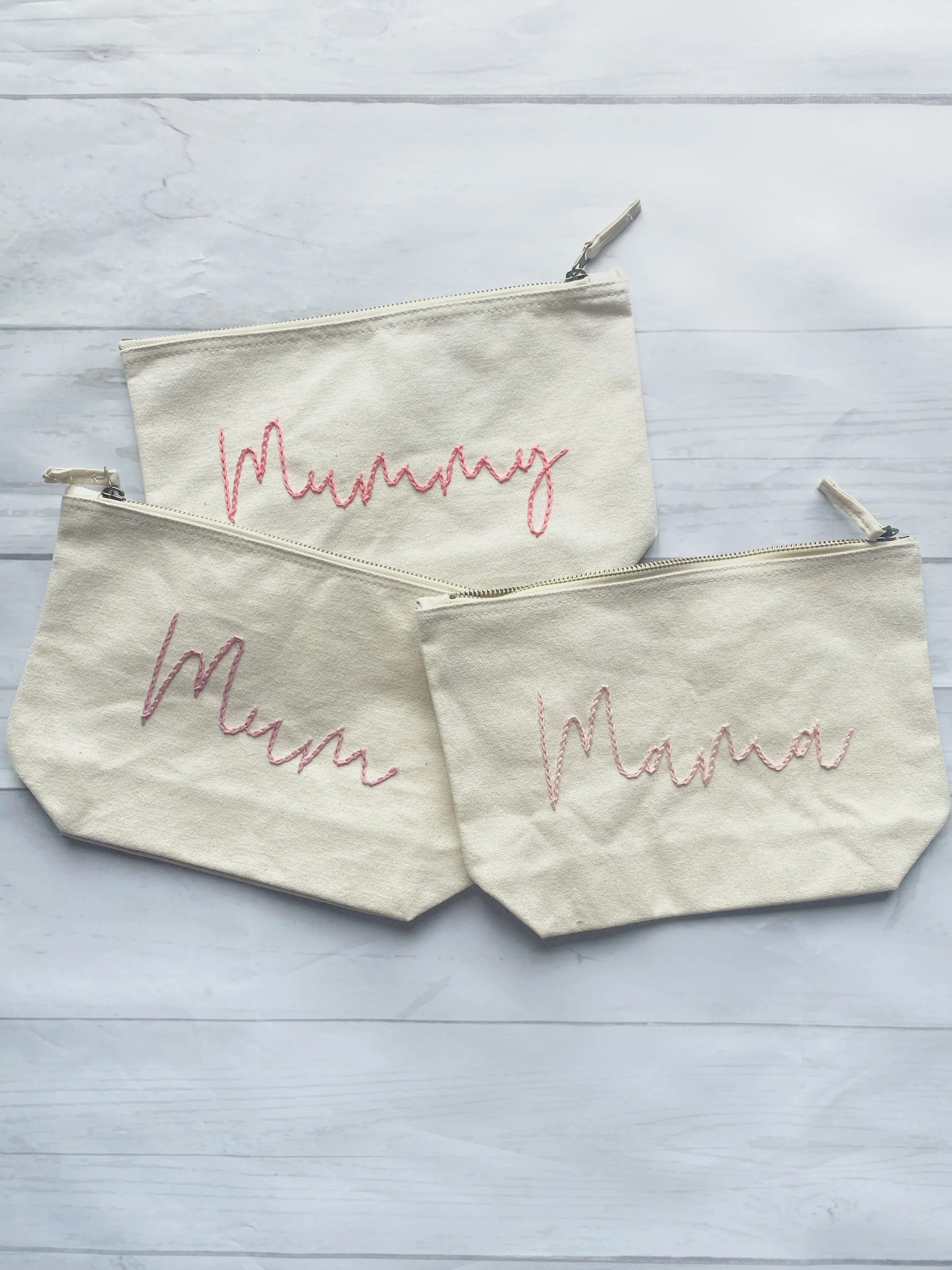 Personalised Accessory Bag - Mum Edition