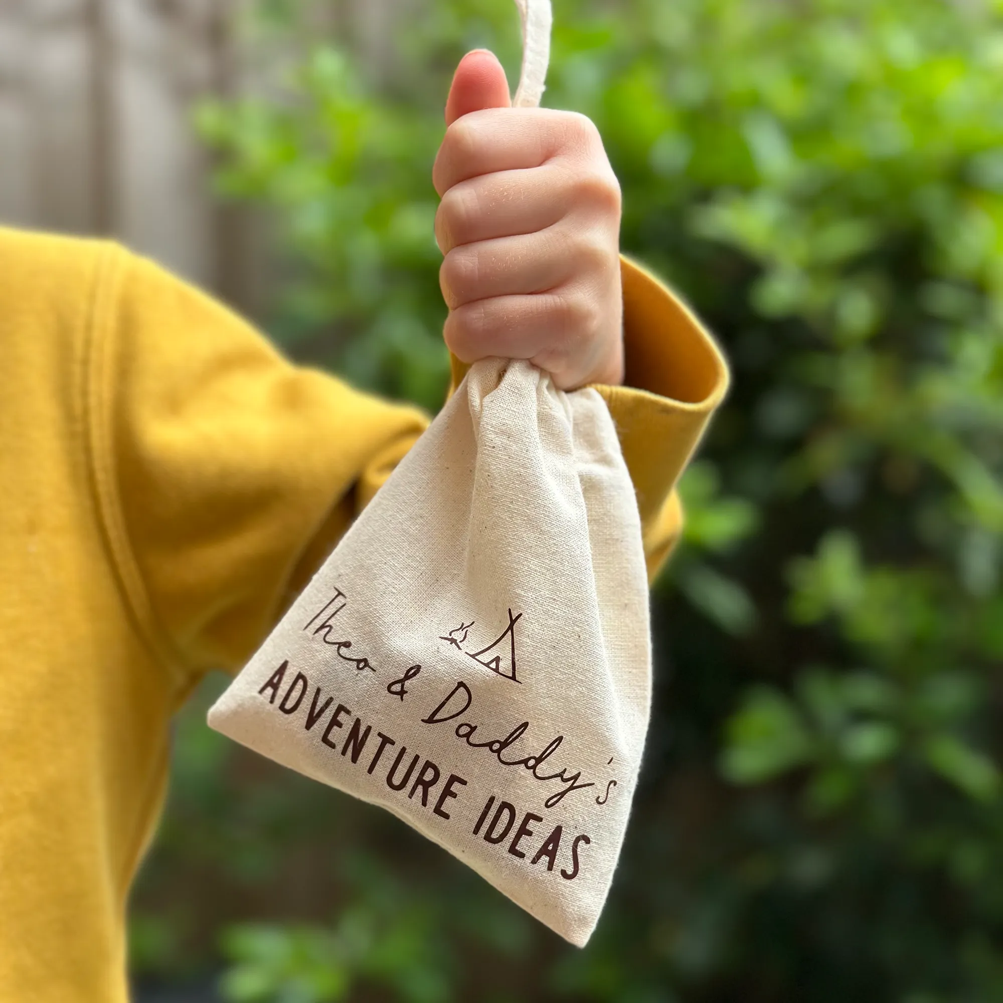 Personalised Grandad And Me Adventure Ideas Bag