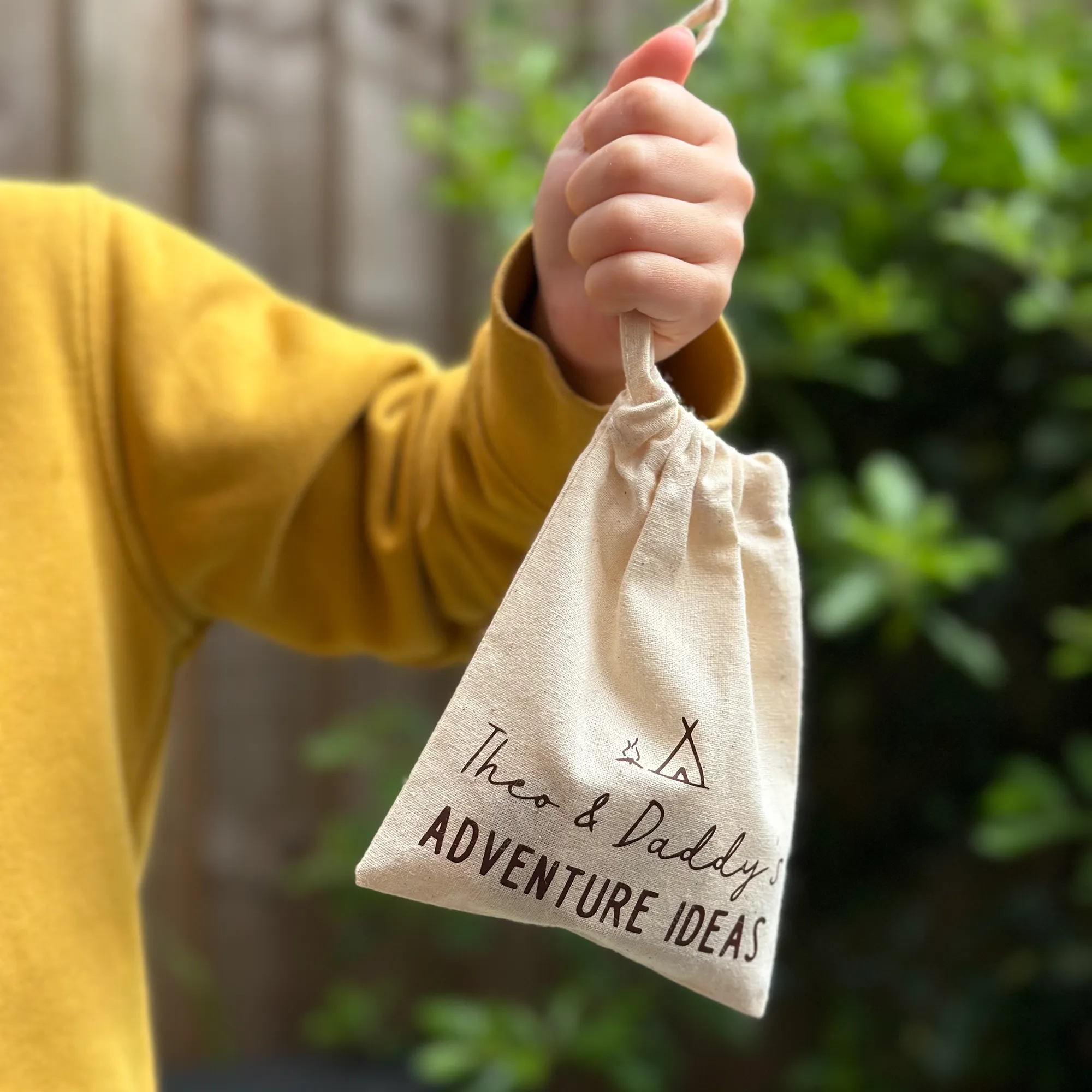 Personalised Grandad And Me Adventure Ideas Bag