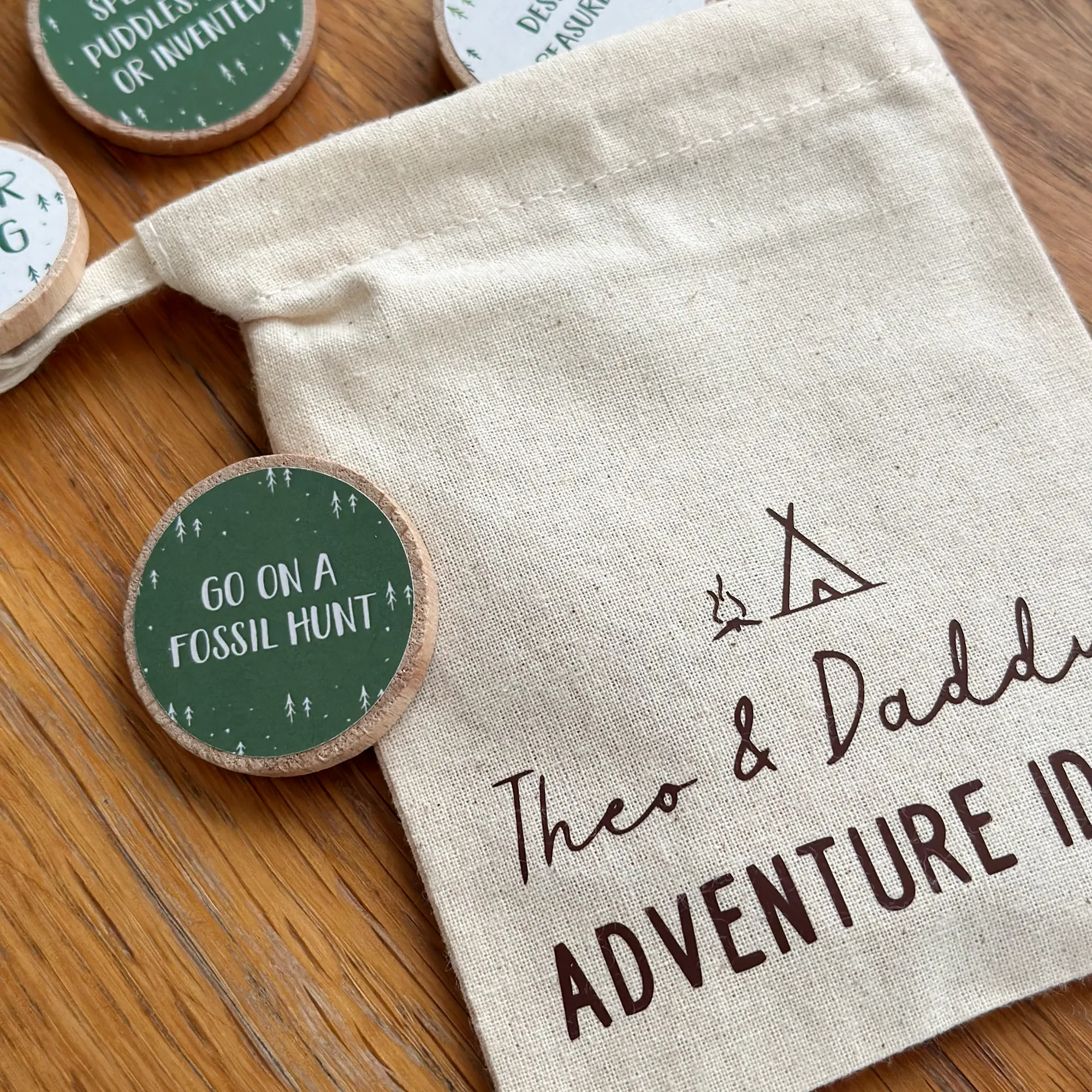 Personalised Grandad And Me Adventure Ideas Bag