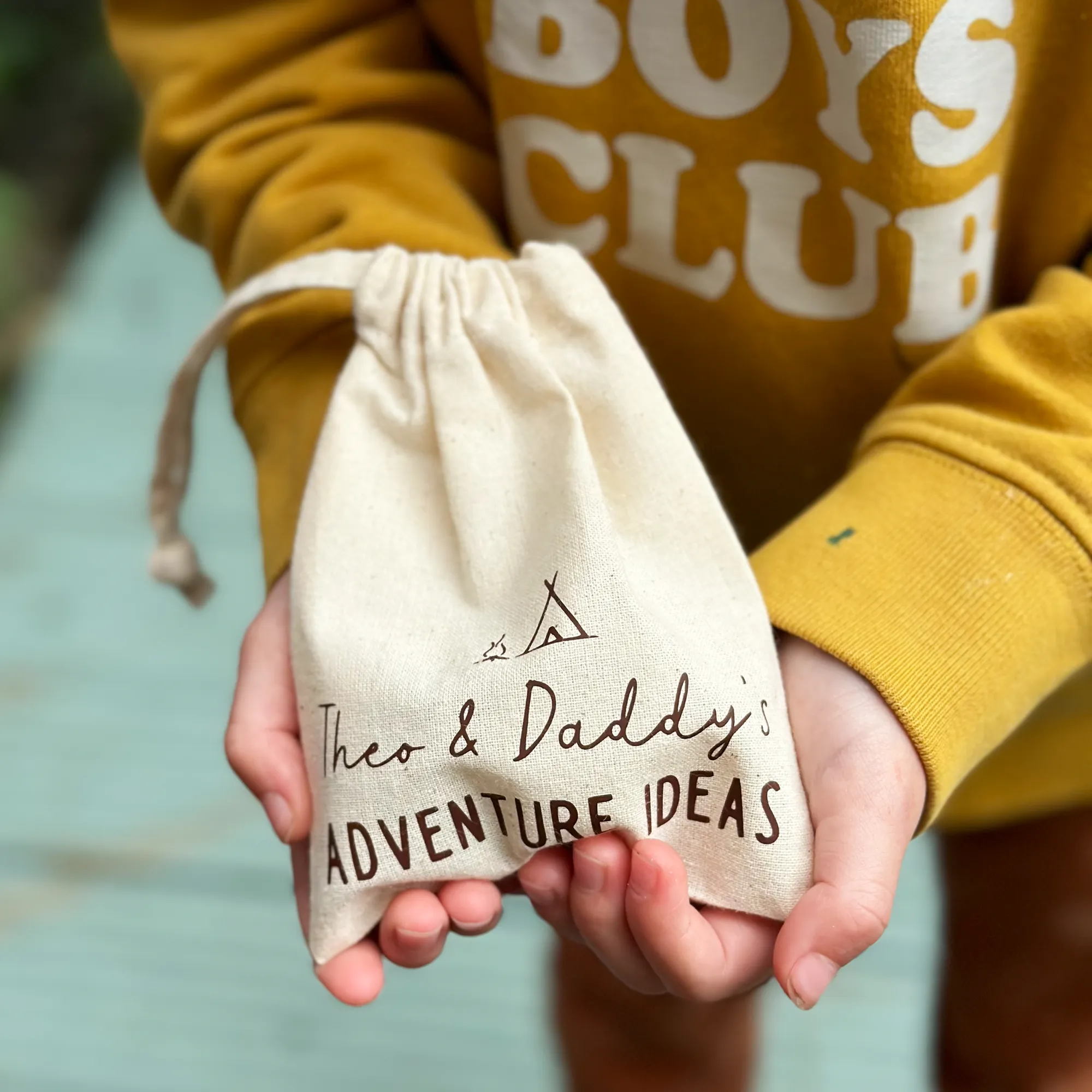 Personalised Grandad And Me Adventure Ideas Bag