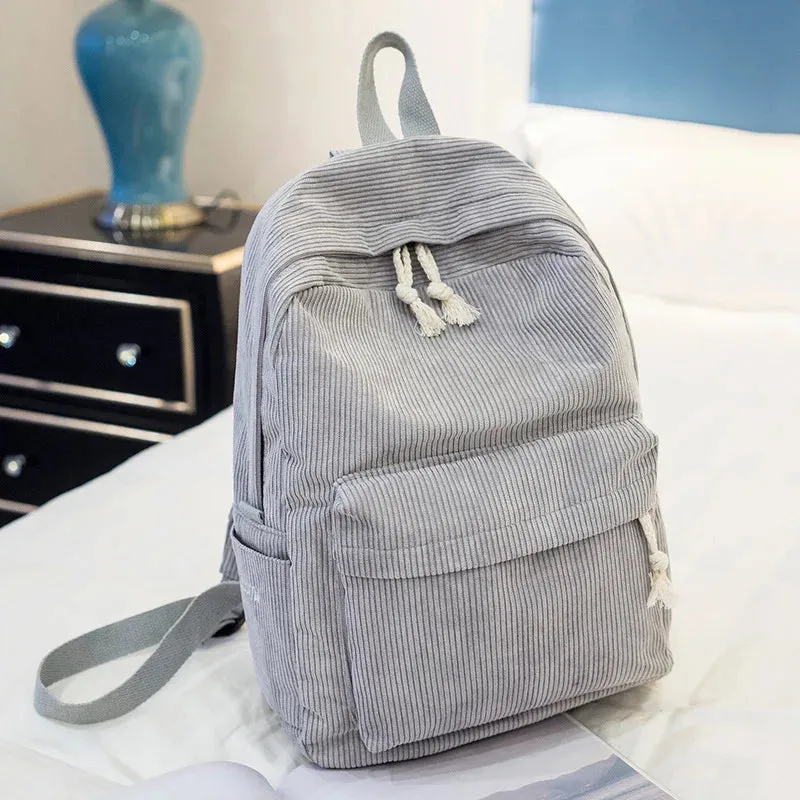 Personalized Embroidered Kids Corduroy Backpack