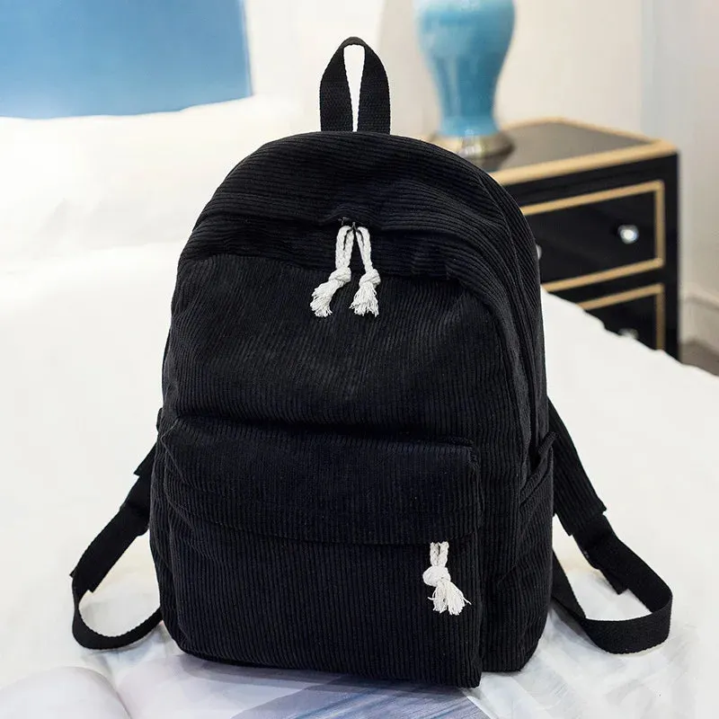 Personalized Embroidered Kids Corduroy Backpack