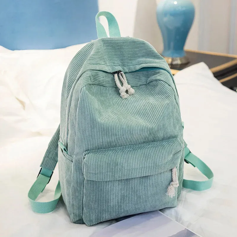 Personalized Embroidered Kids Corduroy Backpack