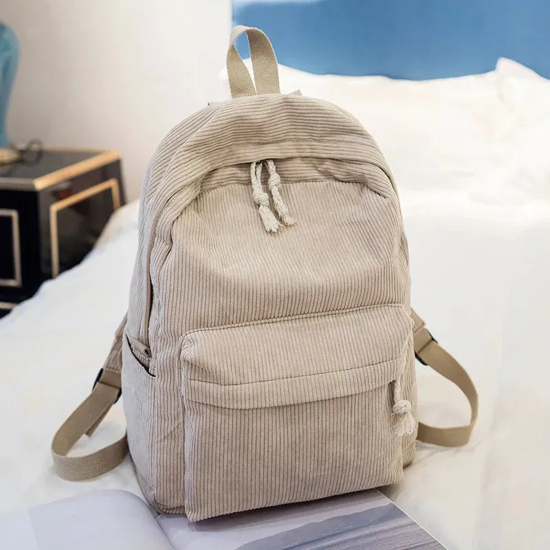 Personalized Embroidered Kids Corduroy Backpack