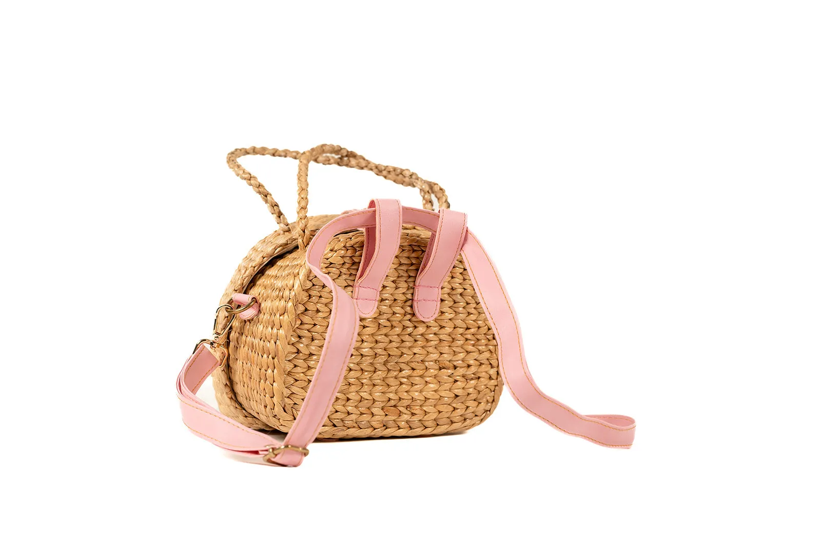 Personalized Varsity Letter Straw Backpack