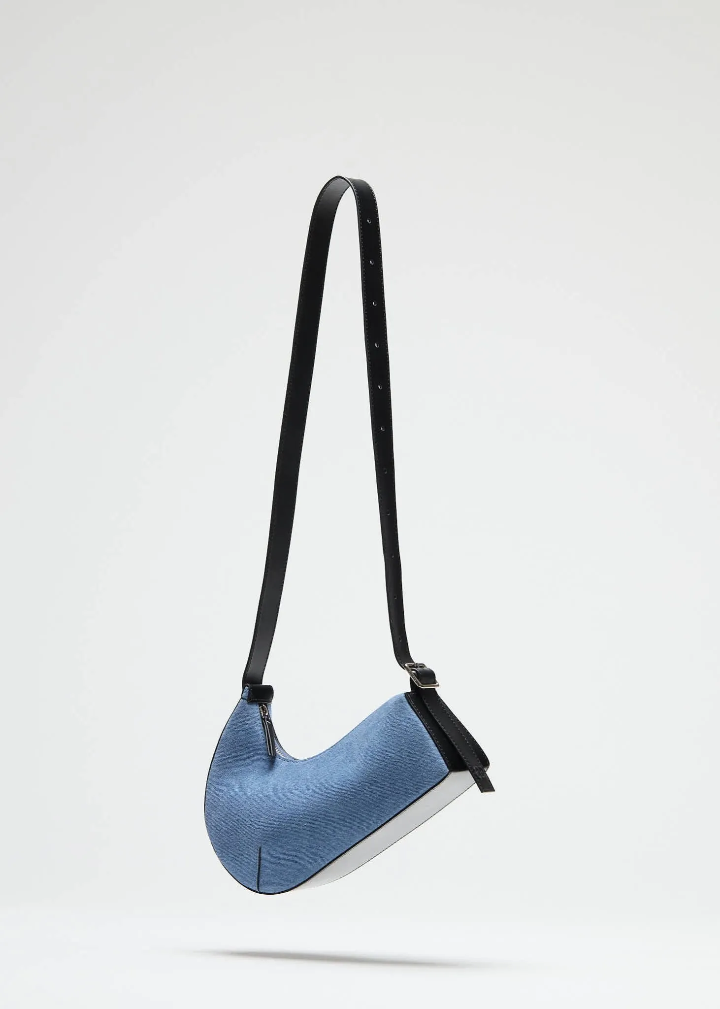 Petit Gondol - Suede Denim & Black