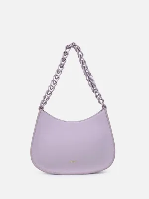 Petra Curved Chain Shoulder Bag - Two Colors