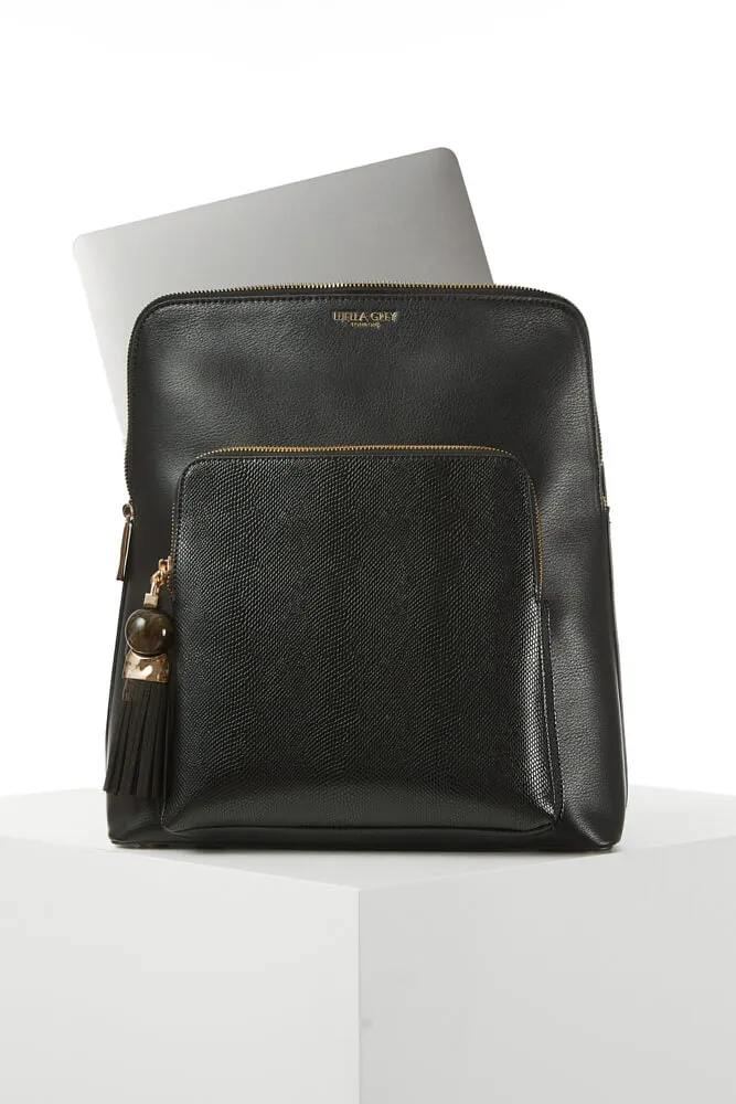 Philly Black Laptop Backpack