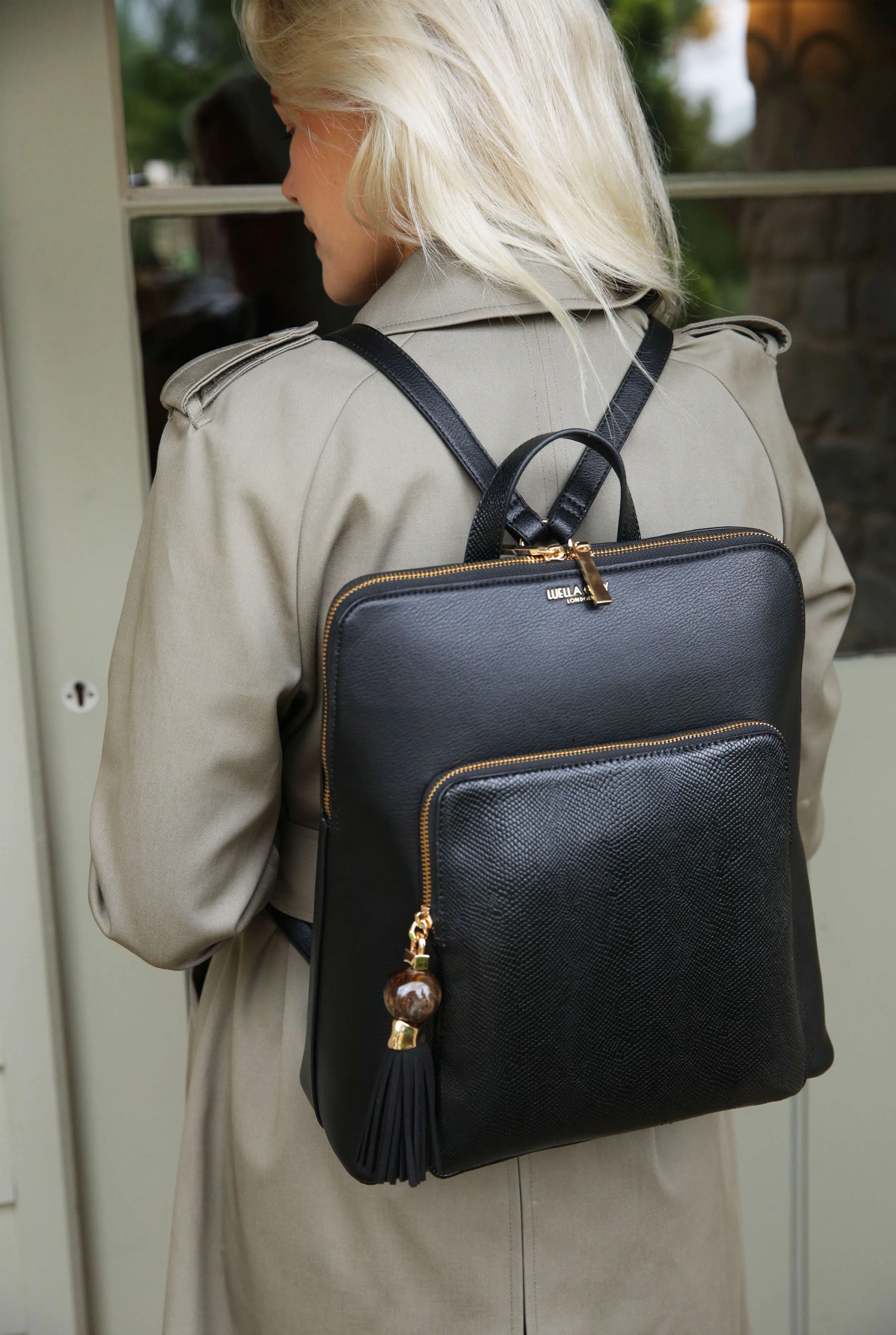 Philly Black Laptop Backpack