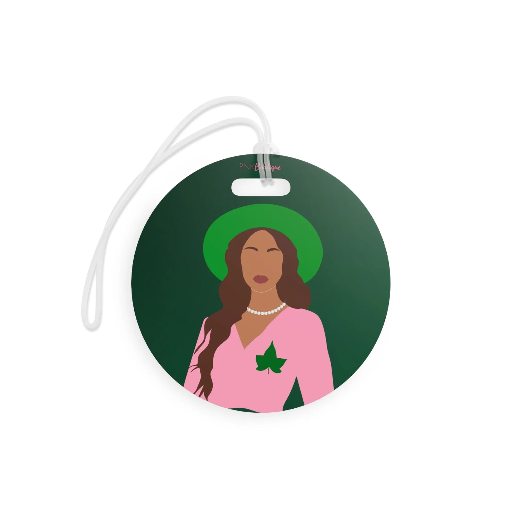 Pink and Green Affair Luggage Tag
