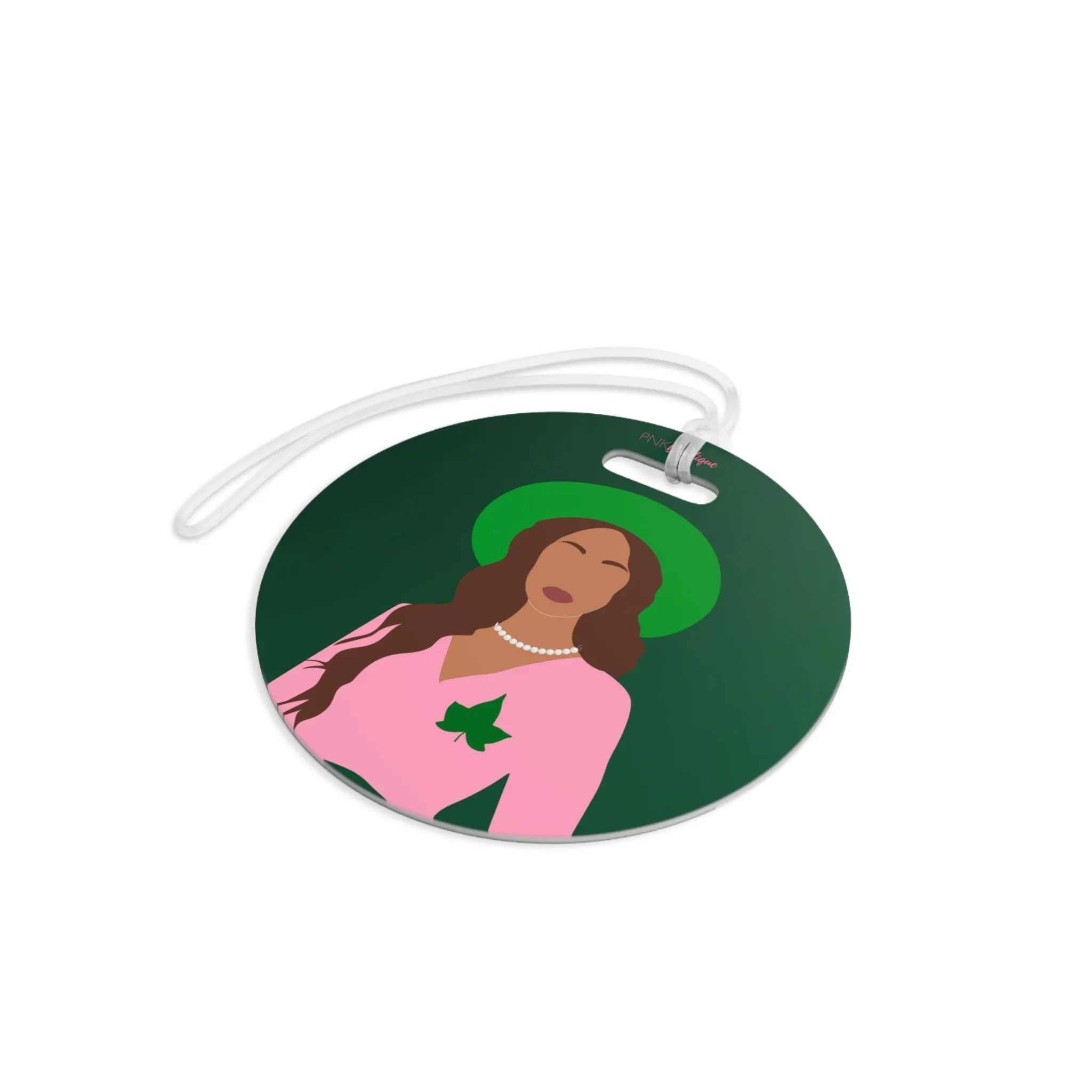 Pink and Green Affair Luggage Tag