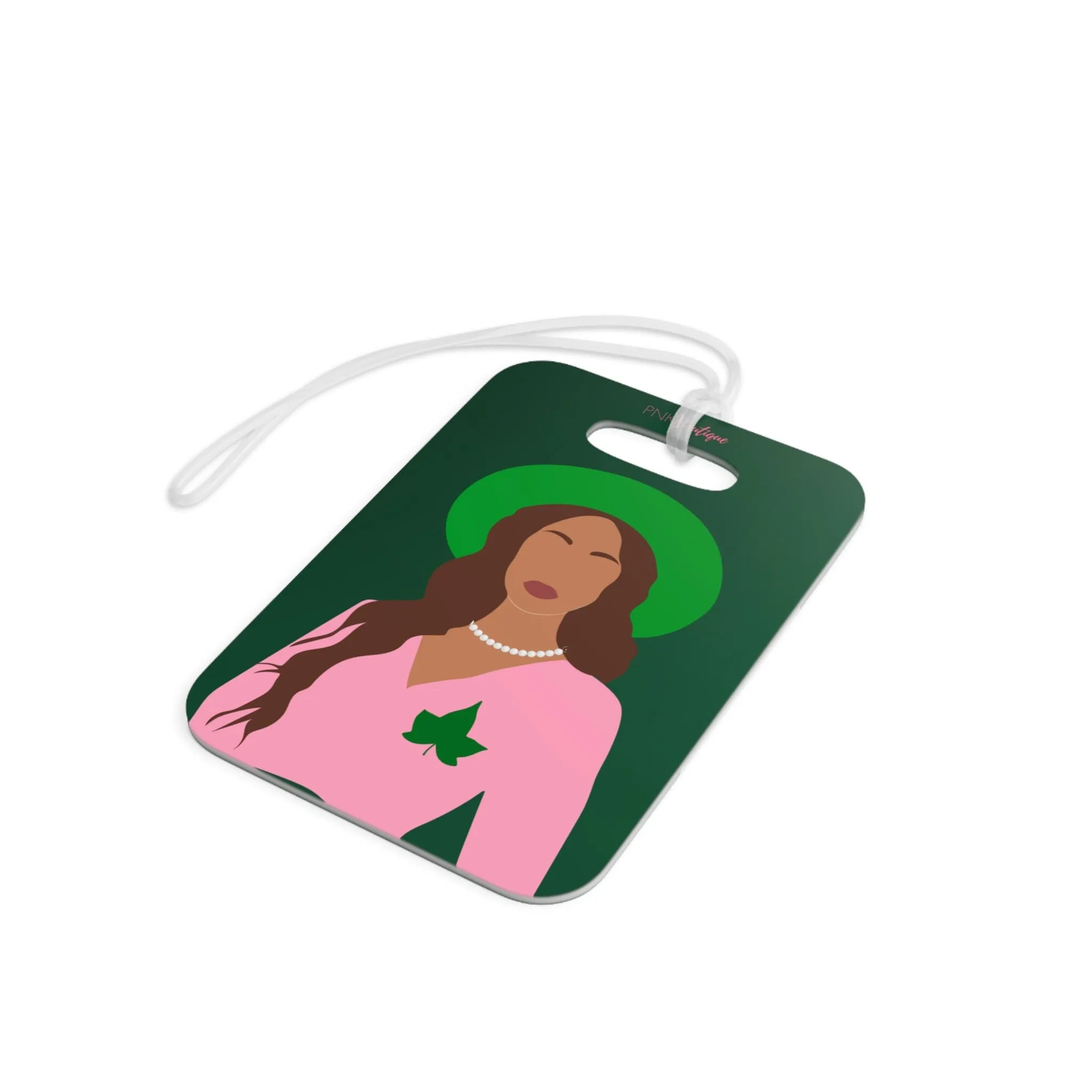 Pink and Green Affair Luggage Tag