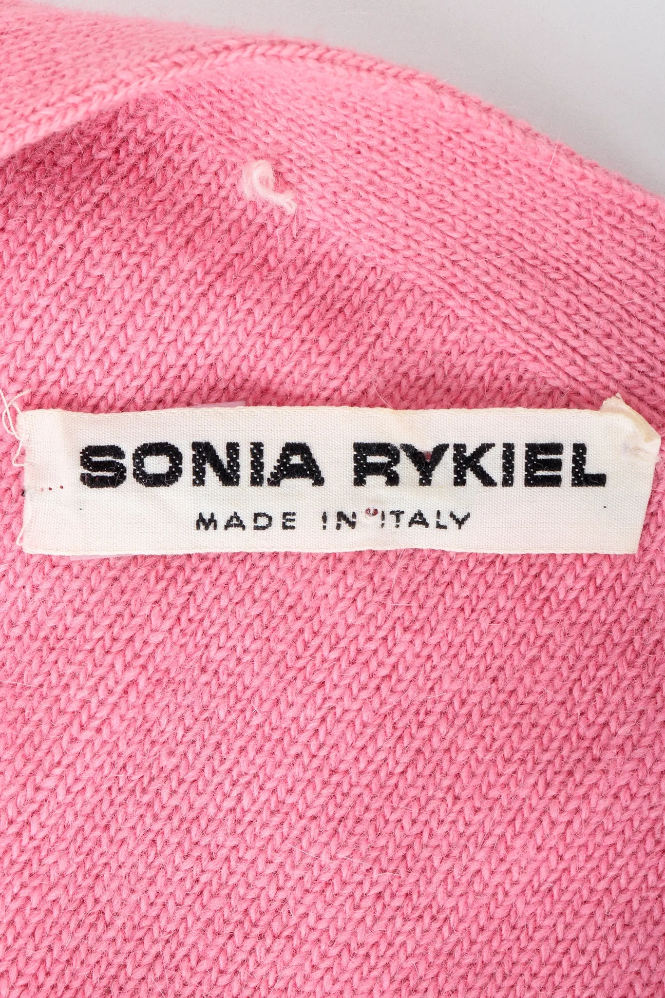 Pink Knit Cocoon Cardigan