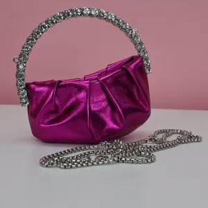 PINK METALIC BAG