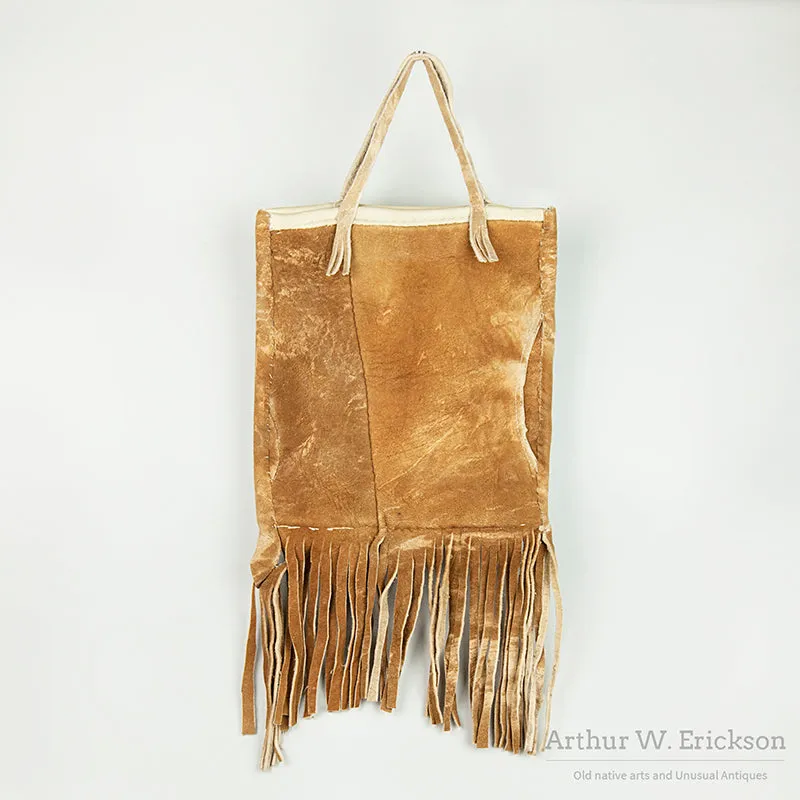 Plateau Beaded Flat Bag with Long Fringe