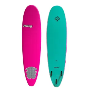 PLATINO 7'6 SOFTBOARD PINK TURQUOISE