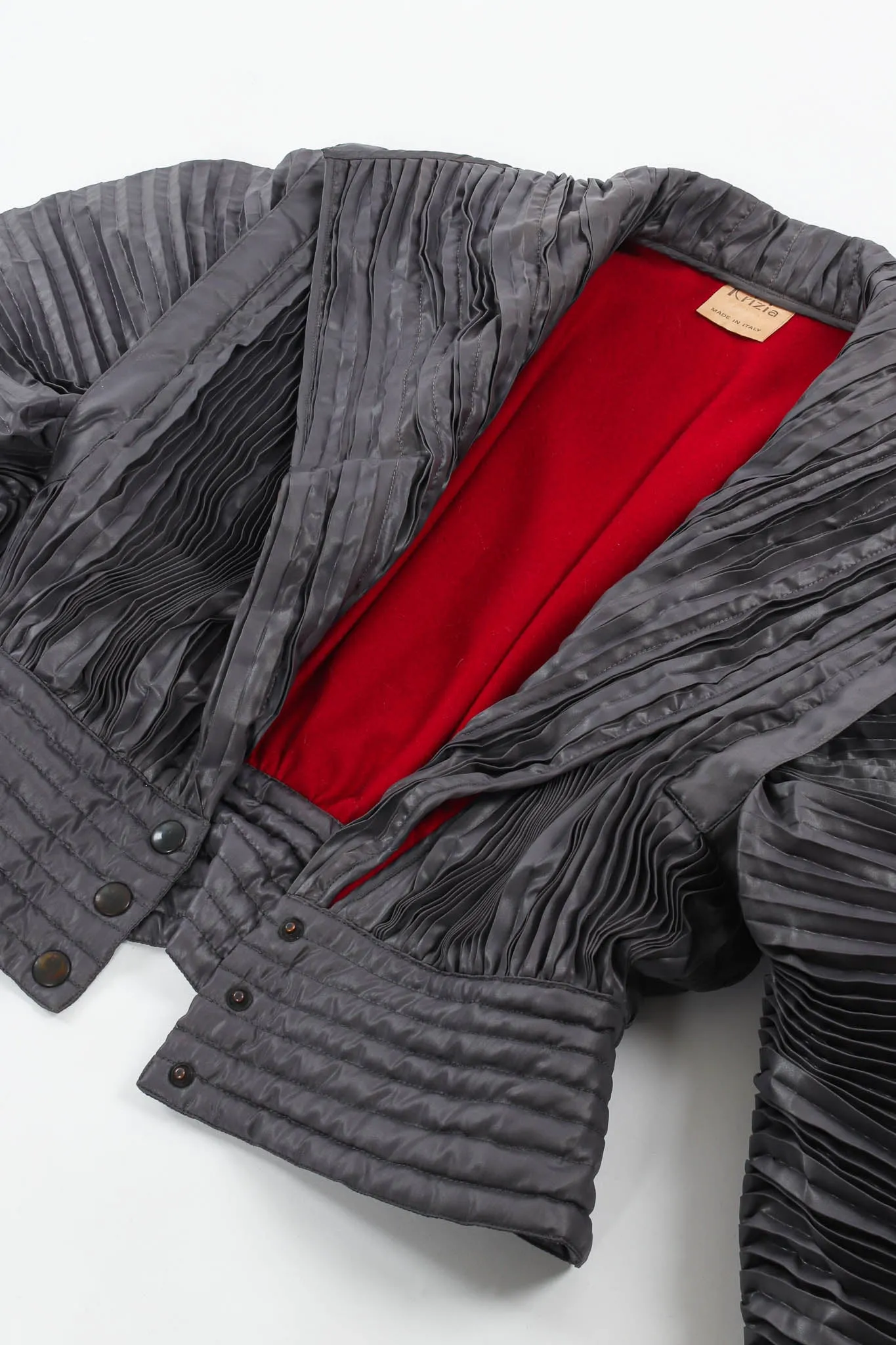 Plissé Pleat Crop Jacket
