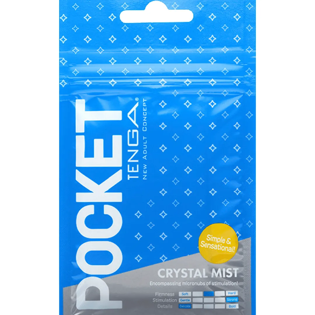 Pocket Tenga Disposable Masturbation Sleeve - Crystal Mist