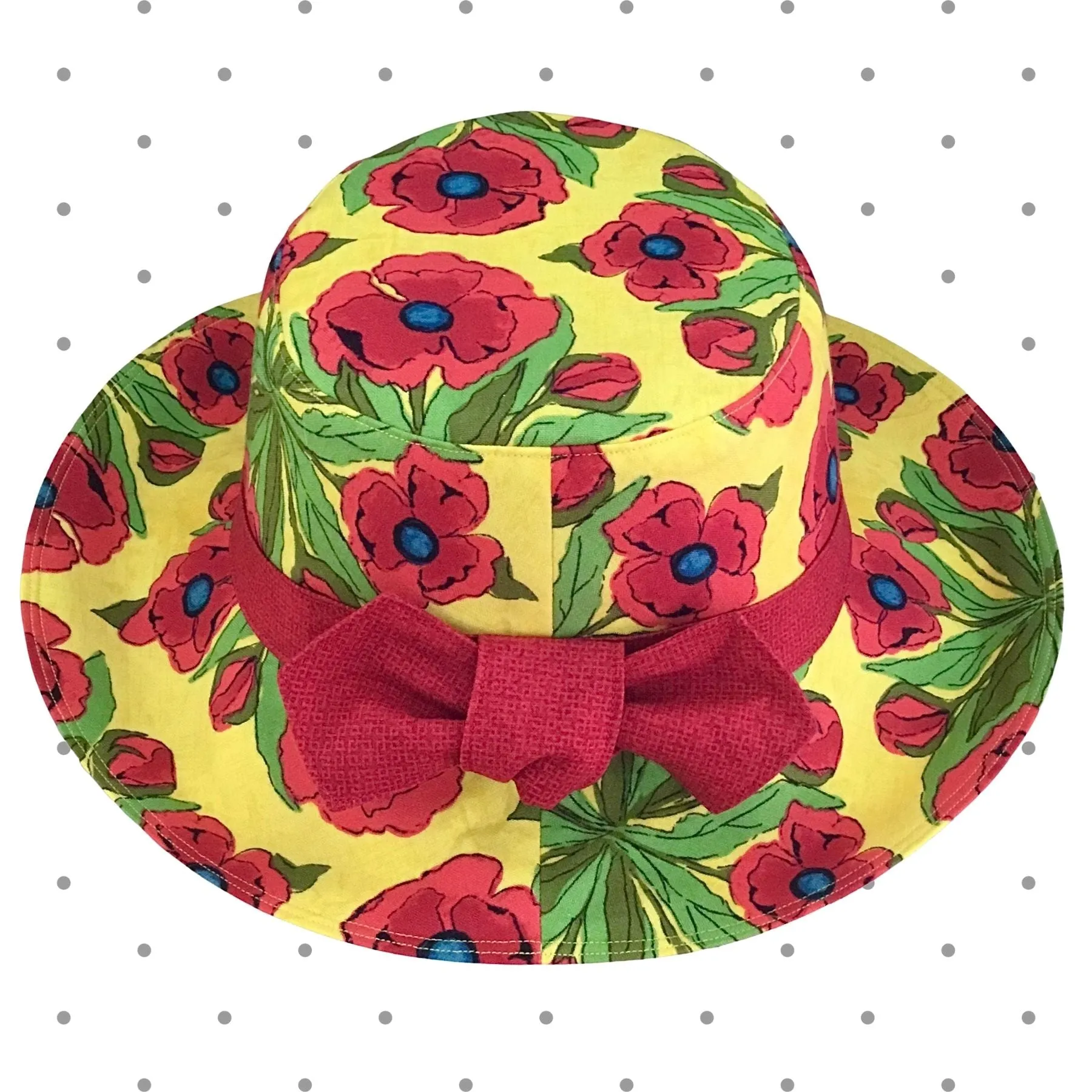 Poppin’ Poppies Hat (4-6 yrs) or Bag