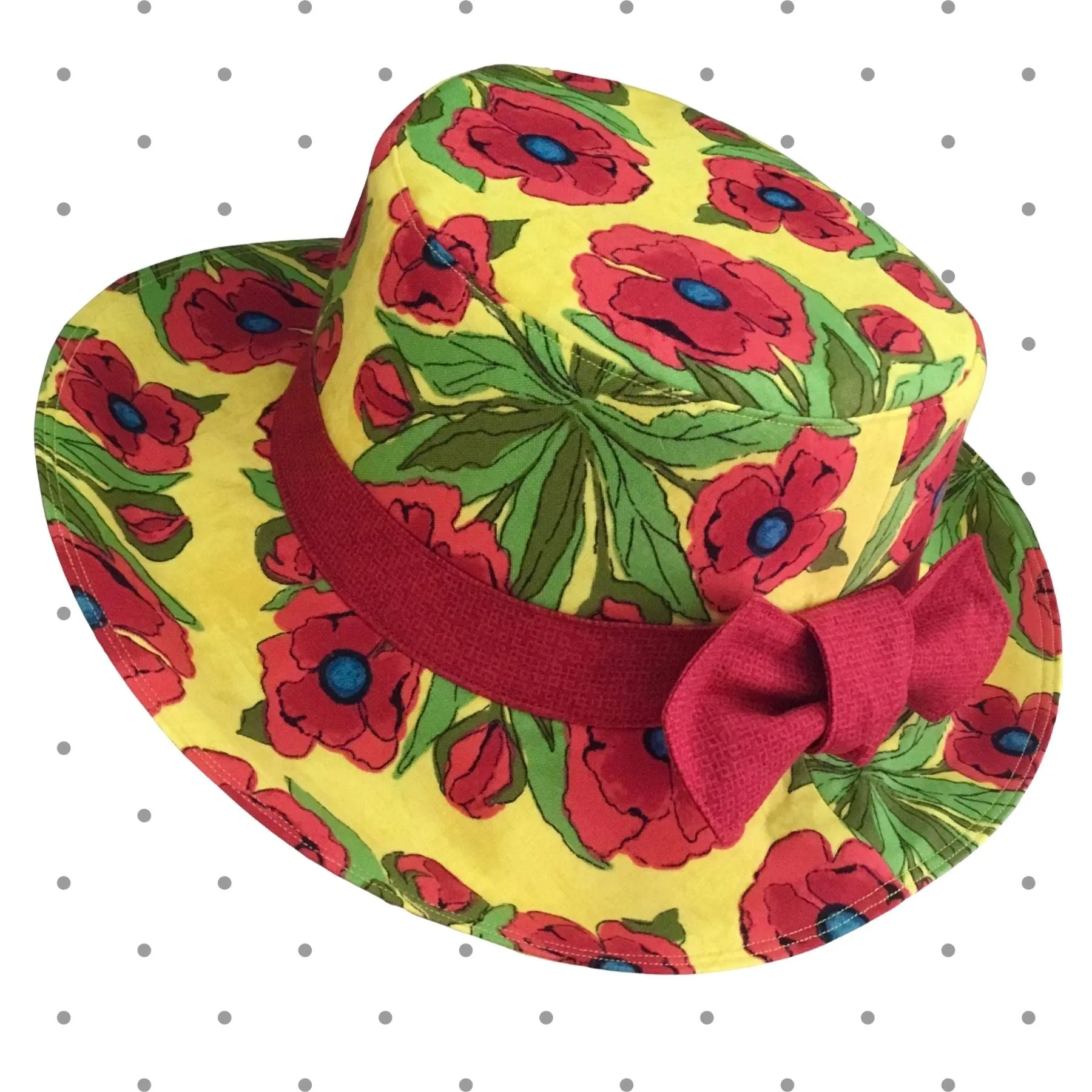 Poppin’ Poppies Hat (4-6 yrs) or Bag