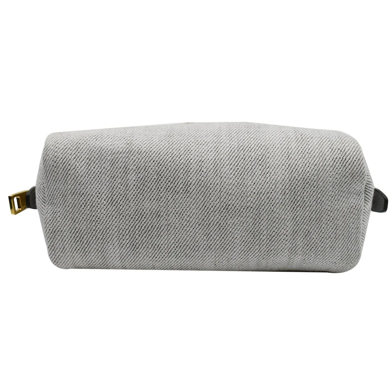 PRADA Milano Denim Canvas Pouch Bag Grey - 10% OFF