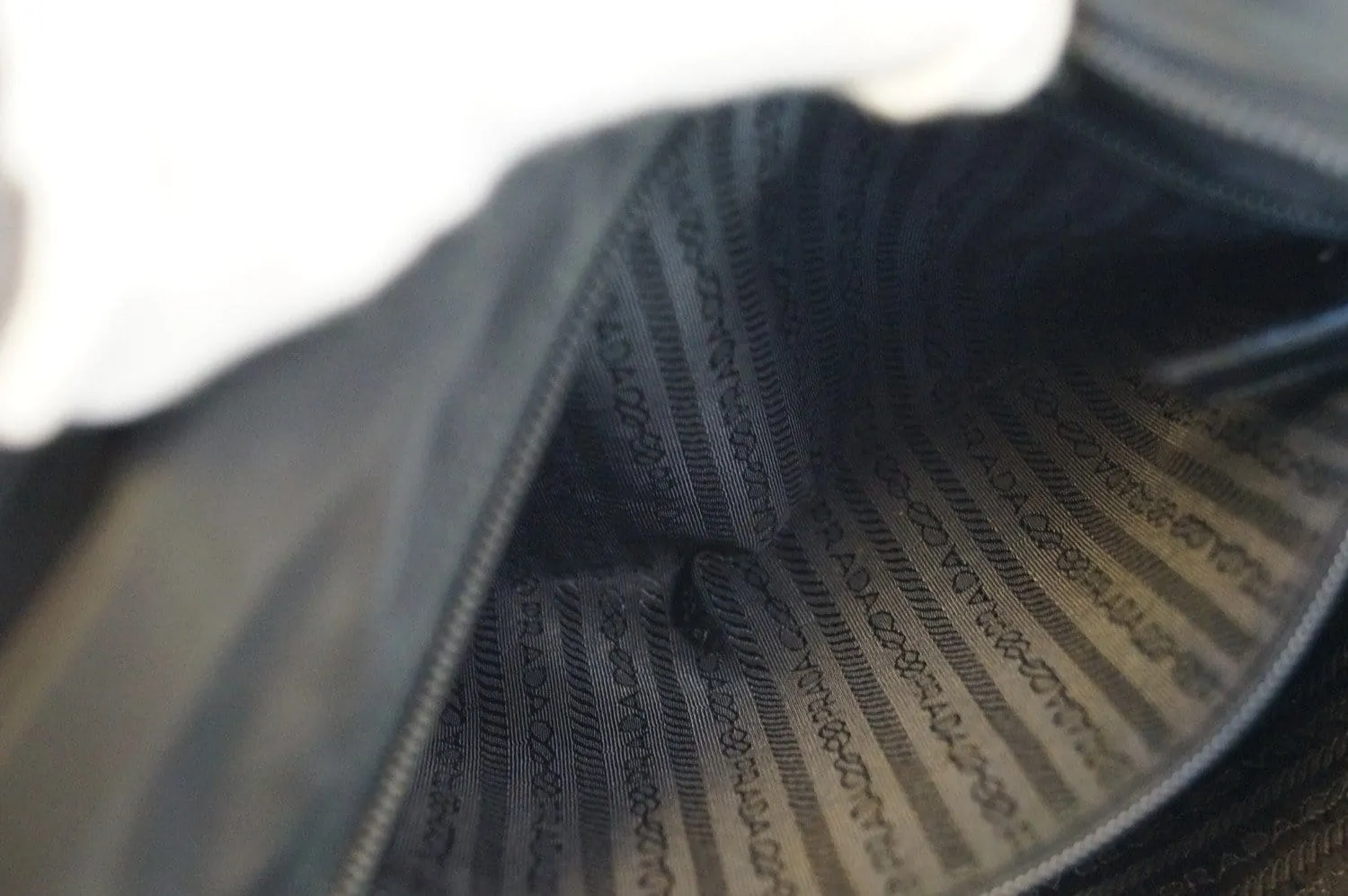 Prada Nylon Black Tote Shoulder Bag Vintage - Final Call