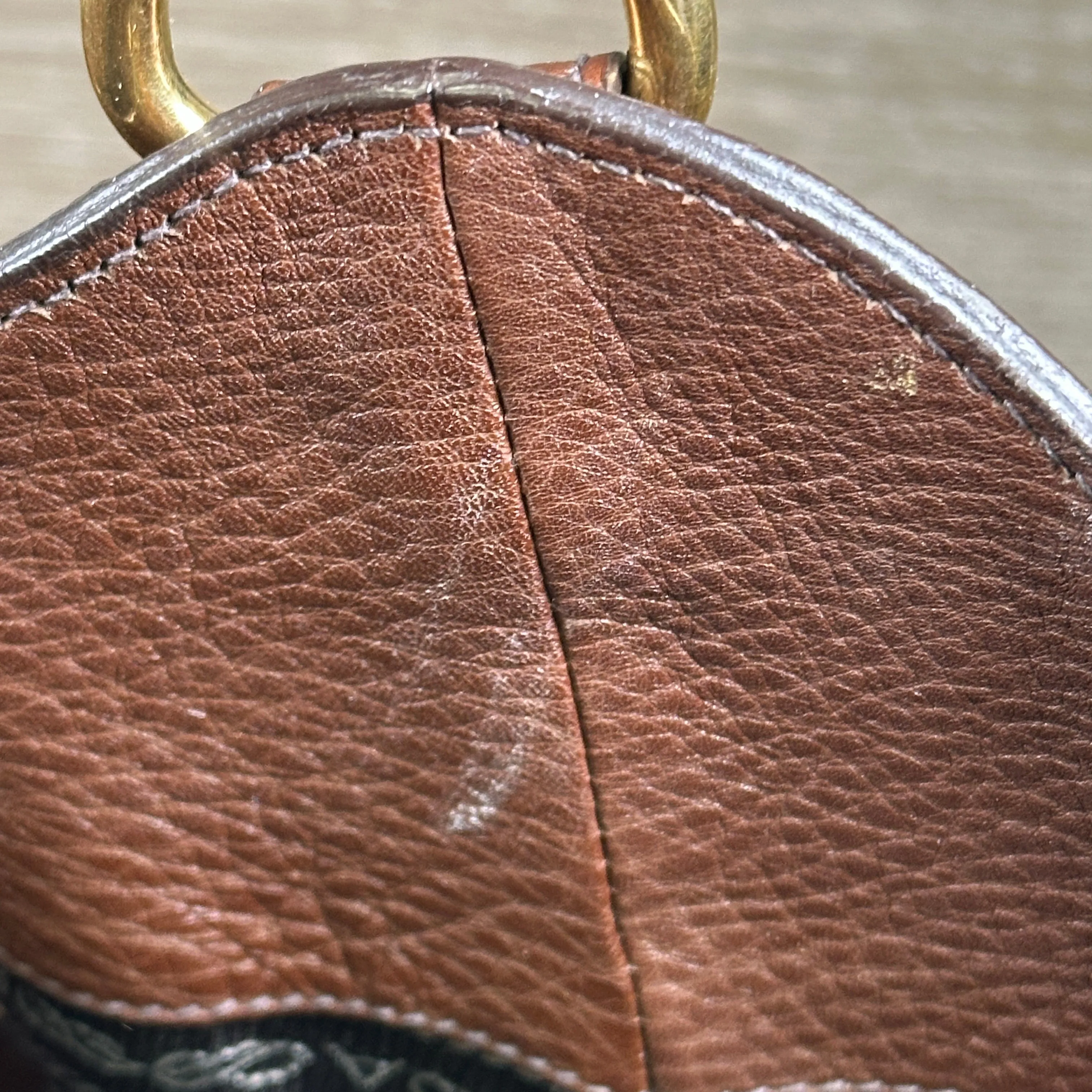 Prada Vitello Daino Hobo - Bruciato