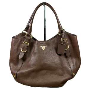 Prada Vitello Daino Hobo - Bruciato