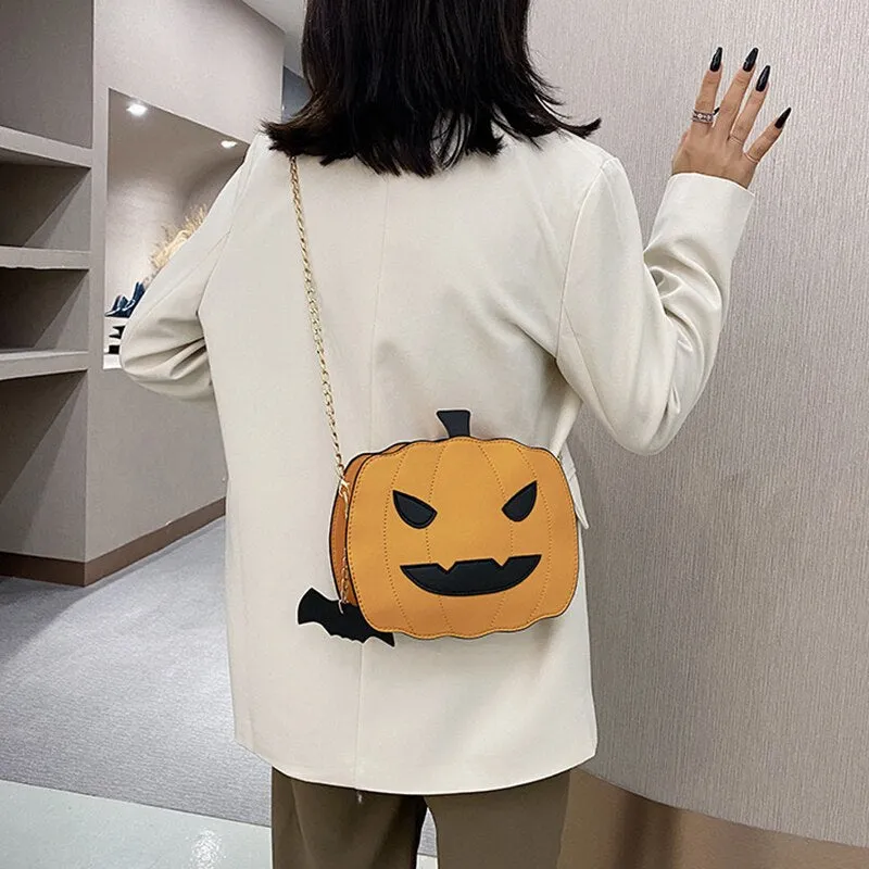 Pumpkin Style Women Bag