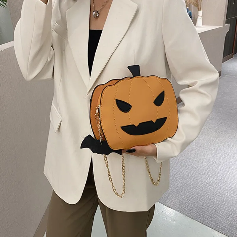 Pumpkin Style Women Bag