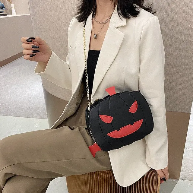 Pumpkin Style Women Bag