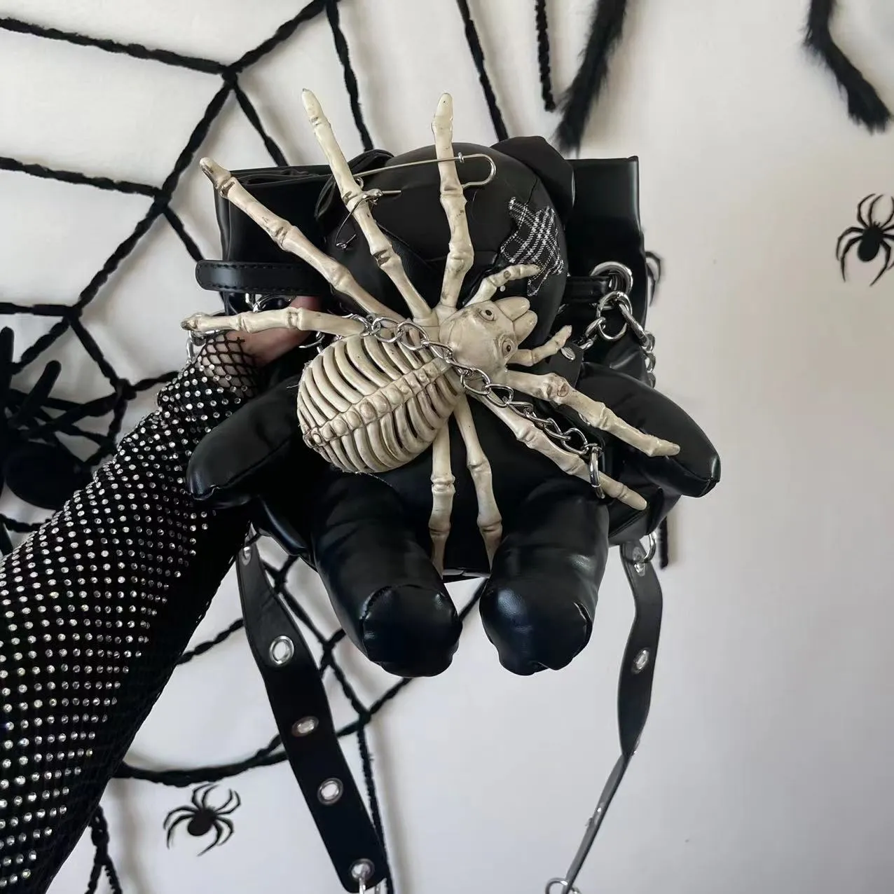 Punk bear spider bag yc25015